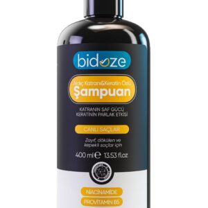 Bidoze Ardıç Katranı & Keratin Şampuanı 400 Ml | Kepek, Kaşıntı ve Dökülme Karşıtı