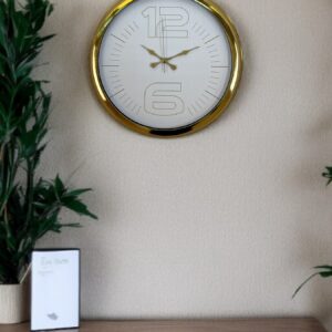 Zentime 40 Cm Gold Lüks Duvar Saati
