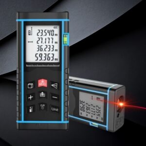 ANKAVERSE® Profesyonel 40 Metre Dijital Lazer Metre Ölçüm Cihazı-LCD Ekranlı,Su Terazili,Pisagor Ölçüm Fonksiyonlu,20 Kayıt Hafızalı,Hassas Lazer Ölçe