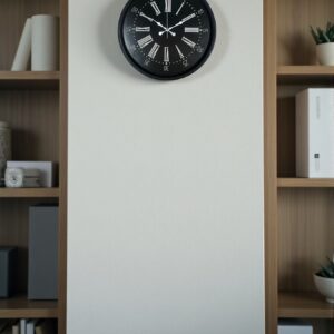 Zentime 36 Cm Siyah Dekoratif Duvar Saati