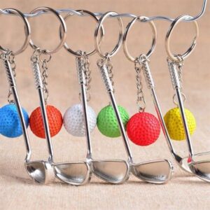 Gerçekçi Golf Tasarımlı Şık Anahtarlık Kolye Çanta Süsü Golf Keychain (5286)