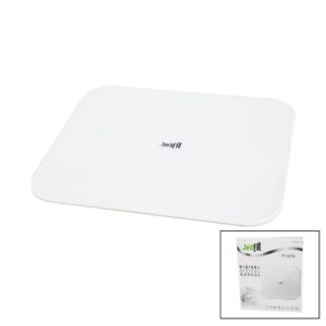 GİZLİ EKRAN -SOFT BEYAZ CAM ZEMİN  DİJİTAL BASKÜL TERAZİ 180KG SENSÖR -LED EKRAN -ODA℃ TF-1070 (5286)