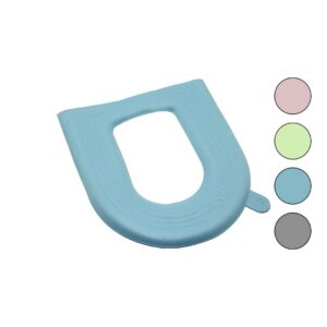 KLOZET OTURAK KILIFI DÜZ RENKLİ EVA PED OTURAK KALDIRMA KULAKLI YAPIŞKANLI (5286)