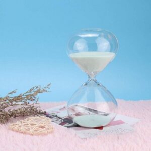 Masaüstü Cam Kum Saati – Estetik Tasarım, Dekoratif Zaman Ölçüm Aleti (5286)