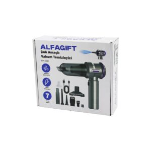 OTO ARAÇ TYPE-C SARJLI EL TİPİ BASINÇLI HAVA ÜFLEME - SÜPÜRGE 7 BAŞLIK 100W DP-568 (5286)