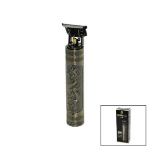 POWERTEC TR-1005 MAT GÜNLÜK EVDE BAKIM VÜCUT KILI ENSE - SAKAL TRAŞ MAKİNESİ USB ŞARJLI BASKILI GÖVDET BIÇAK (5286)