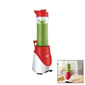 SMOOTHİE BLENDER 570ML ŞİŞE 4 LÜ ÇELİK BIÇAK 300W TURBO MOTOR SHB-7508 (5286)
