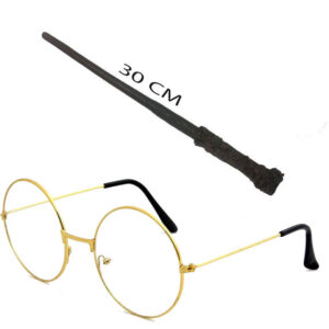 Harry Potter Asası 30 cm ve Harry Potter Gözlüğü Seti (5286)