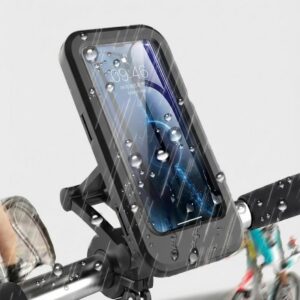 Motosiklet Bisiklet Su Geçirmez Manyetik Telefon Tutucu Gidon Navigasyon Kılıfı