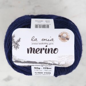 La Mia Merino Lacivert El Örgü İpi - L630