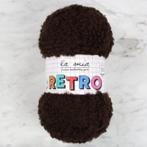 La Mia RETRO Koyu Kahve El Örgü İpi - LM0890
