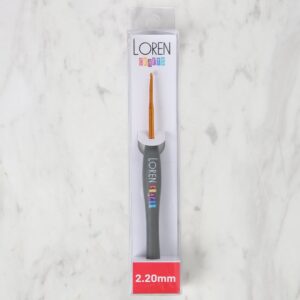 LOREN ALTIN UÇLU YUMUŞAK SAPLI ÖRGÜ TIĞI LRN-041 2