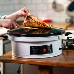 KATMER - YUFKA SACI TERMOSTATLI - STANDLI 3000W EMAYE KAPLI GENİŞ ÜST YÜZEY 53CM GENİŞLİK AT-111B (5286)