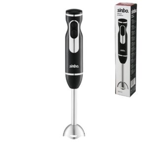SİYAH - GÜMÜŞ ÇUBUK EL BLENDER ÇELİK UÇLU DC MOTOR - 400W SHB-7513 (5286)