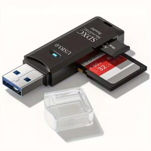 ANKAVERSE® 2in1 Usb 3.0 Micro Sd Hafıza Kartı - Tf Kart Okuyucu Hub Adaptör Veri Aktarıcı