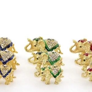 Swaroski 3'lü Fil Seti