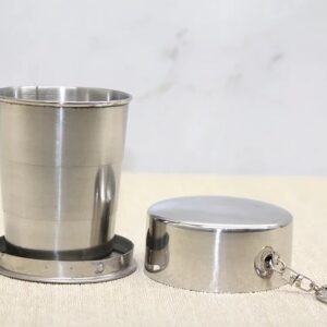 Katlanabilir Tekli Paslanmaz Çelik Shot Bardak