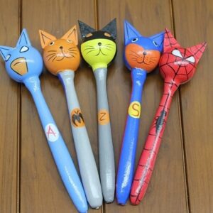 Ahşap 5'li Marakas Seti Polos:12