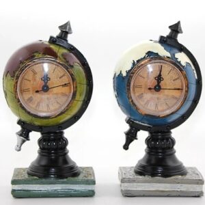 Polyester Saatli Dünya Küre