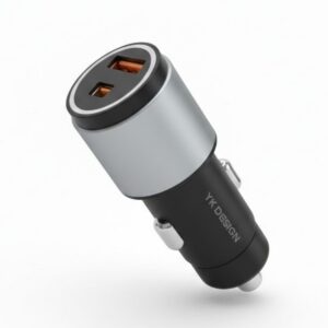 ANKAVERSE® Araç İçi Çakmaklığa TakılanType-C ve USB Girişli 2 Portlu Hızlı Şarj Adaptörü
