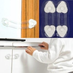 ANKAVERSE® 2'li Mini Çok Amaçlı Kilit- Çocuk Güvenlik Gereçkerli Çekmece,Dolap,Kapak Kilidi