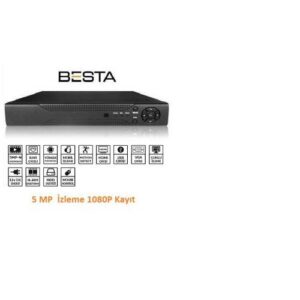 8 KANAL 5MP P6 H265 AHD DVR Kayit Cihazı KD-1158