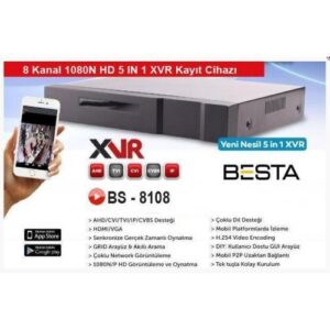 XVR 8 Kanal Kamera Kayıt Cihazı KD-8108S
