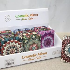 Taşlı El Aynası Dikdörtgen Kalın