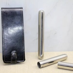 Deri Kilifli Paslanmaz Çelik Matara