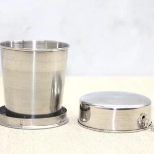 Katlanabilir Tekli Paslanmaz Çelik Shot Bardak