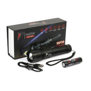 Ps-1600 Süper Parlak Led Zoomlu 5 Mod Su Geçirmez Profesyonel Kamp Bekçi Avcı Feneri