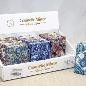 Taşlı El Aynası Dikdörtgen Kalın