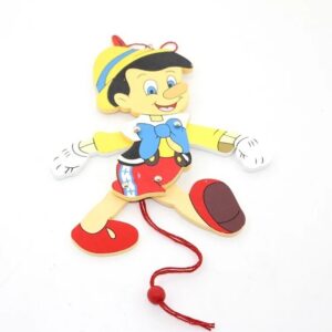 Ahşap Salanan Pinokyo Figürü