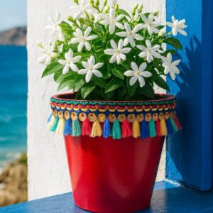 NF DEKORATİF SAKSI 1.7 LİTRE Kırmızı