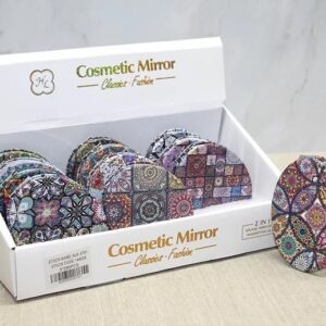 Taşlı El Aynası Oval İnce