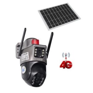 3+3 MP SİM KARTLI SOLAR KABLOSUZ GÜVENLİK KAMERASI BS-2084